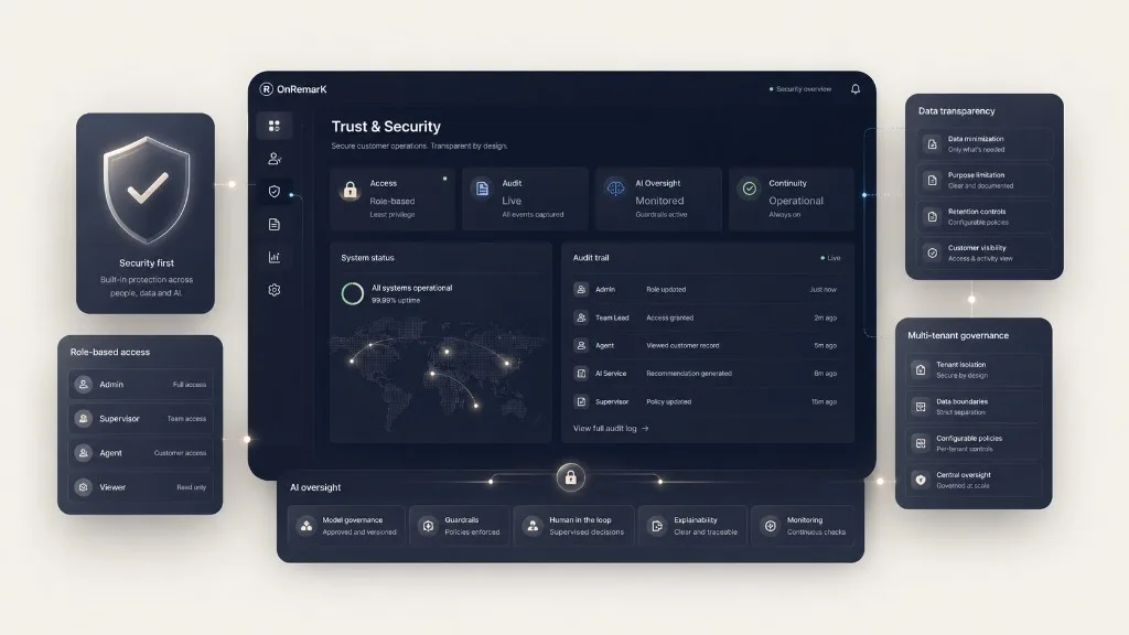 Panel Trust & Security de On RemarK